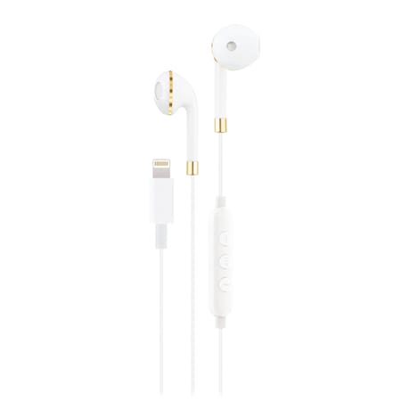 Wired Apple Lightning In Ear Headphones White
